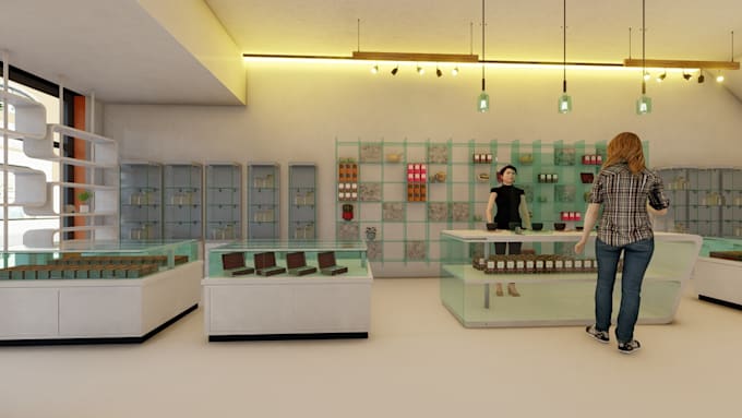 do 3d modeling, realistic rendering, architectural design