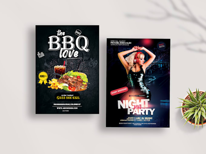 design a professional flyer