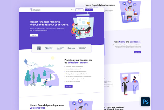 create highly converting modern webflow landing page
