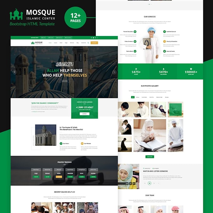 design and develop a unique and modern wordpress website