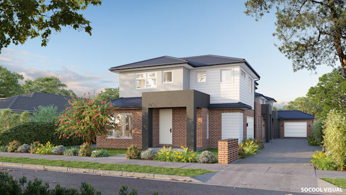render 3d images for real estate marketing, architecture