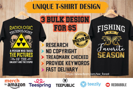 unique design merch by amazon t shirts with keywords
