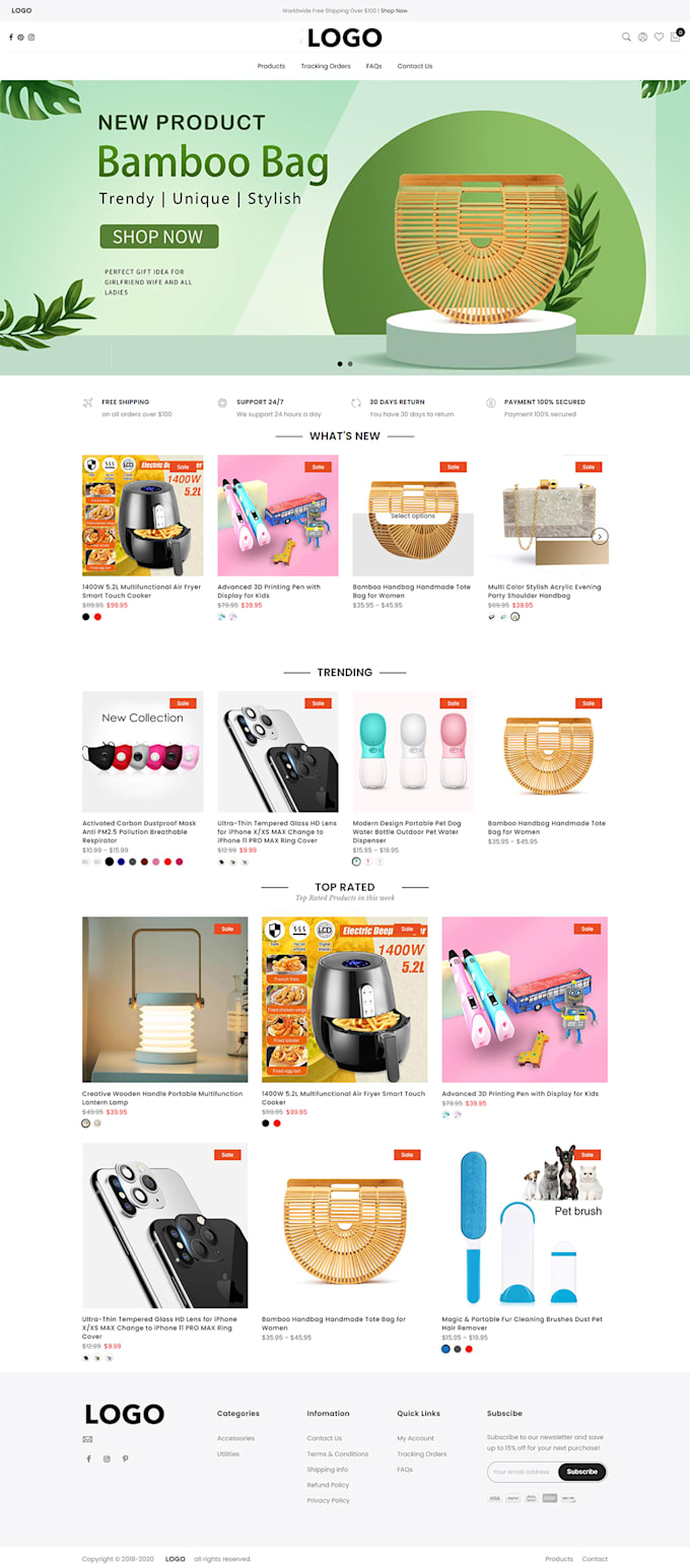 create a stunning ecommerce website to skyrocket your sales
