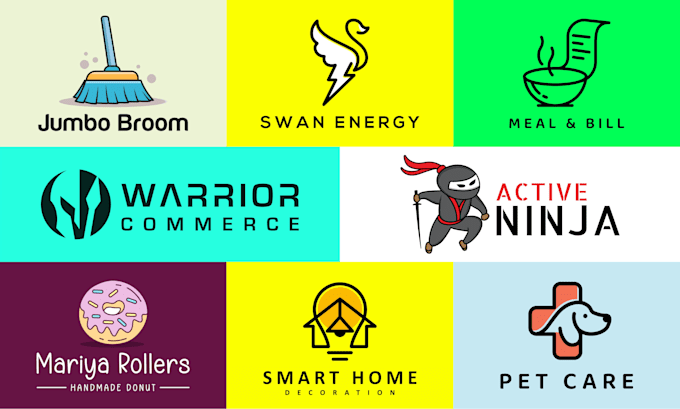 design flat unique minimal logo in 24hrs