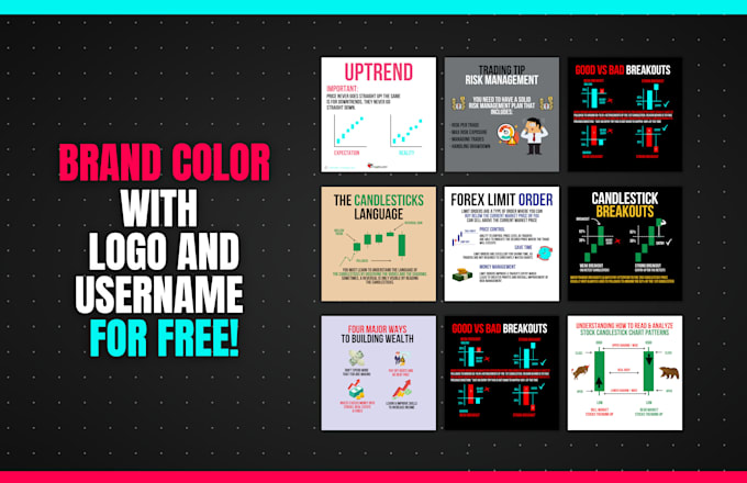 design forex trading tips infographics for your instagram