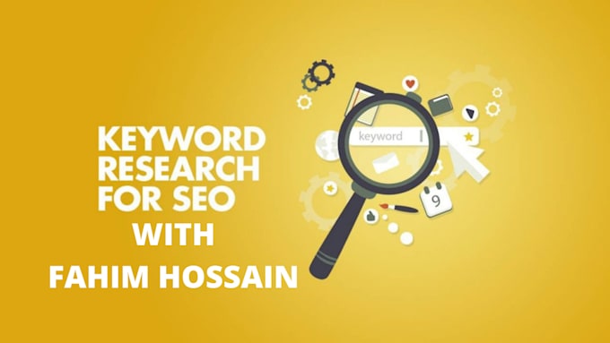 do SEO depth keyword research and competitor analysis