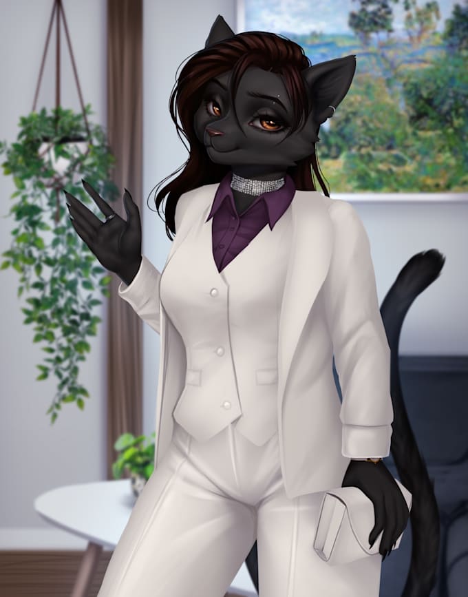 draw your furry character sfw