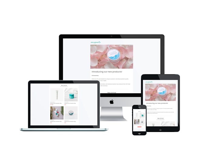 create responsive html email template using mjml