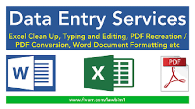 be your data expert, analyst, scrapper and typing
