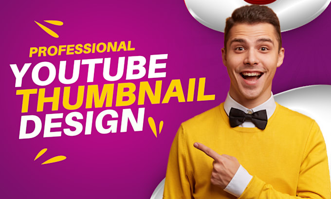 design engaging youtube thumbnail super fast