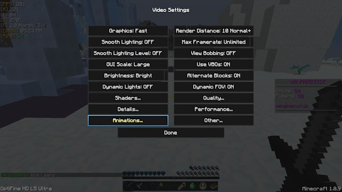 Help You With Minecraft Pvp In 1 8 9 By Fleef Fiverr