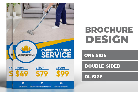 do flyer, brochure, leaflet, door hanger or poster design