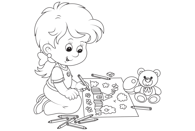 Make coloring book page for kids and adults by Mushfiqemon | Fiverr
