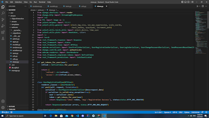 do django, flask and python projects for you