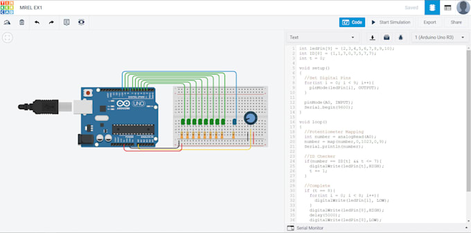 Do arduino programming and design using tinkercad by Enriqueperez26 ...
