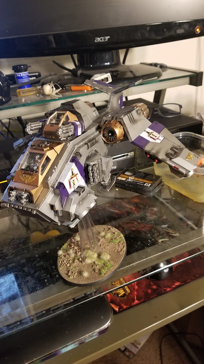 custom paint your large miniatures