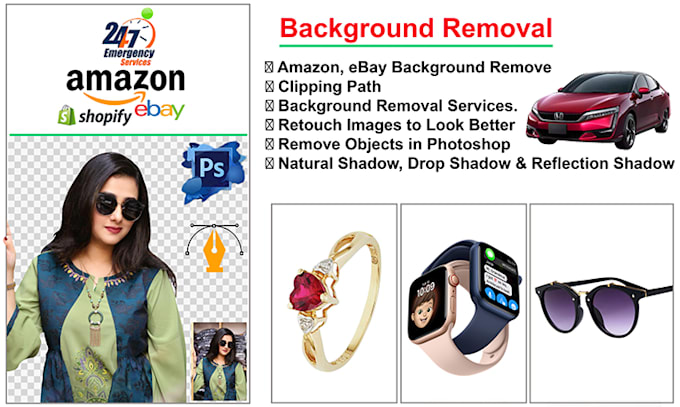 professionally remove background by clipping path just 12hr