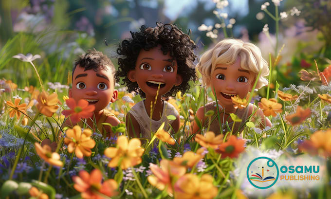create colorful childrens illustrations