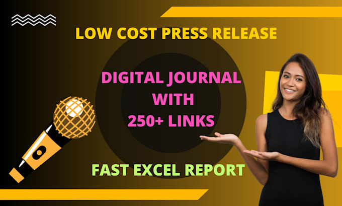 post press release to digital journal with 250 links