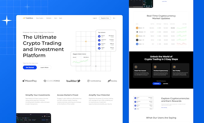 Design a high converting landing page ui ux in figma by Junaidabbaslogo ...