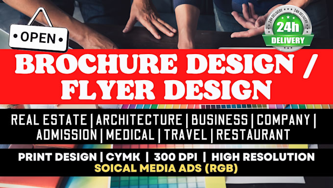 flyer design, brochure, postcard, business, hospital, dental, restaurant, menu