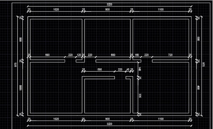 design 2d model in autocad