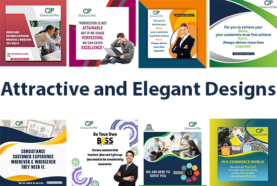 design attractive, elegant, and professional web banner designs