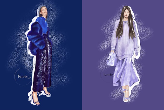 draw a fashion illustration