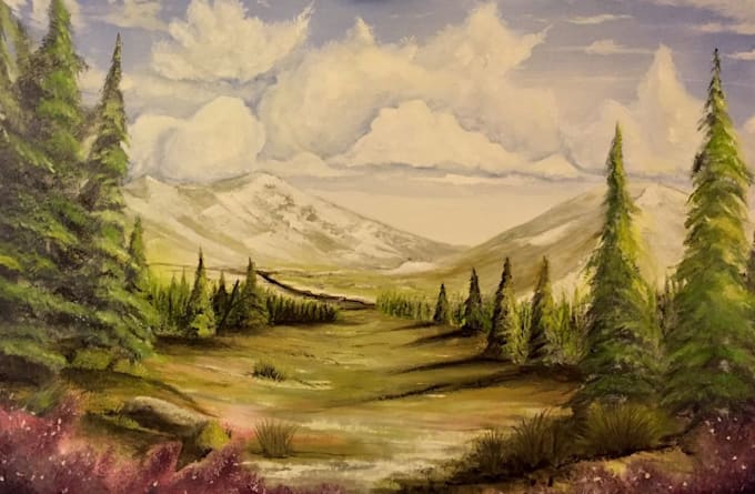 paint a traditional oil painting