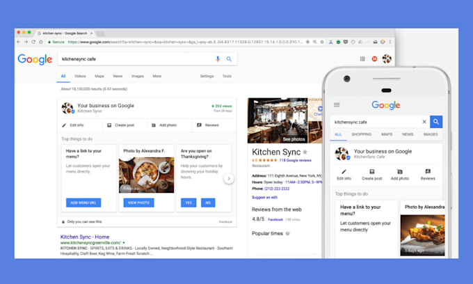 create and optimize google my business listing