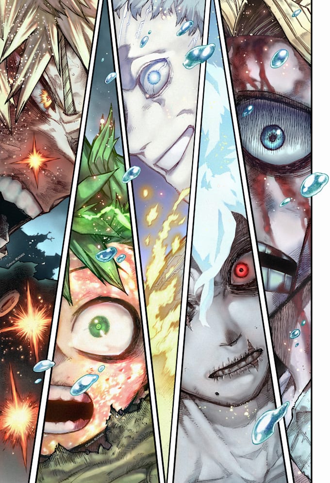 do the best coloring to your comic manga project