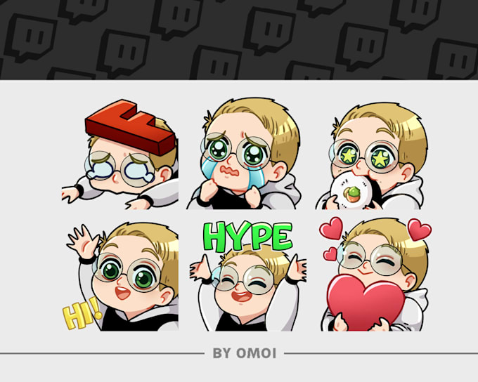 design custom emojis and badges for your channel