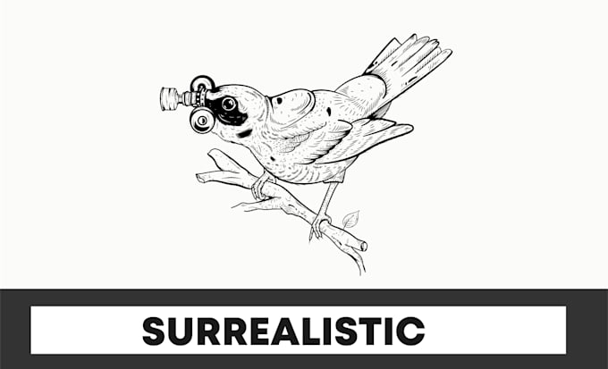 create a great surrealistic illustration