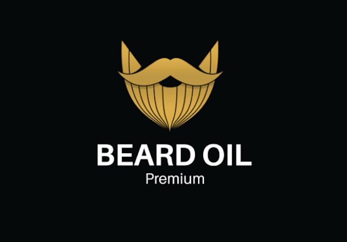create a unique modern minimalist beard logo