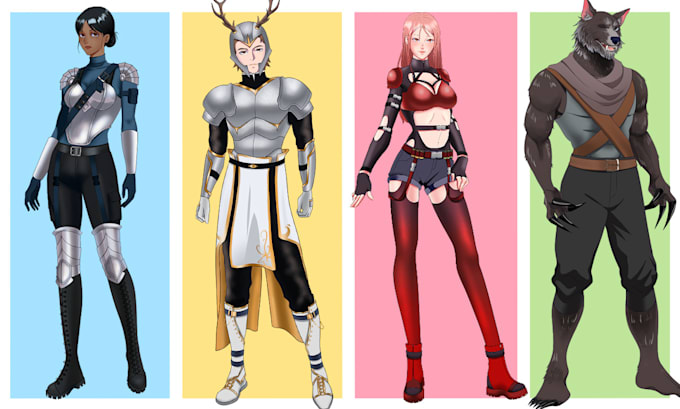 make anime and manga ilustration for you