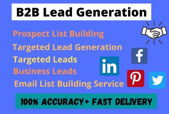 do b2b lead generation, business and build email list