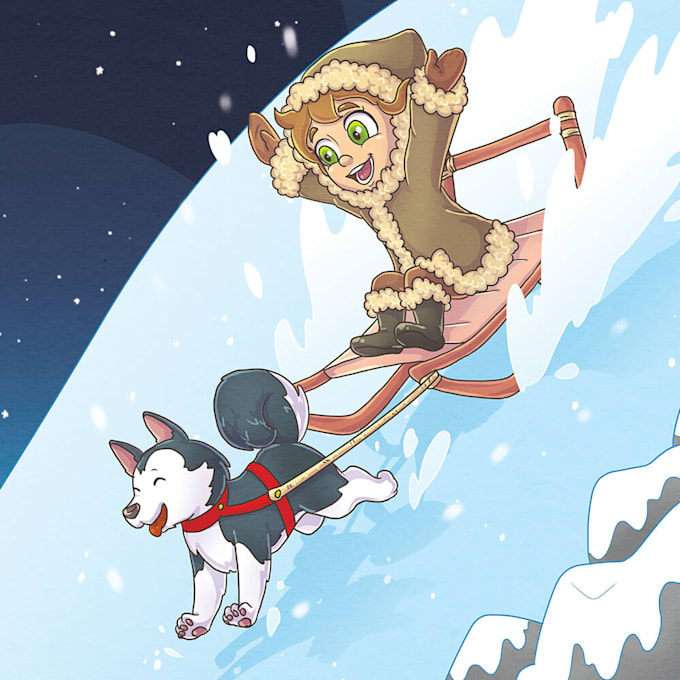illustrate your childrens book with custom characters