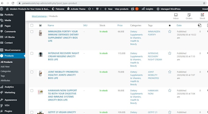 add or upload products import csv files to woocommerce store