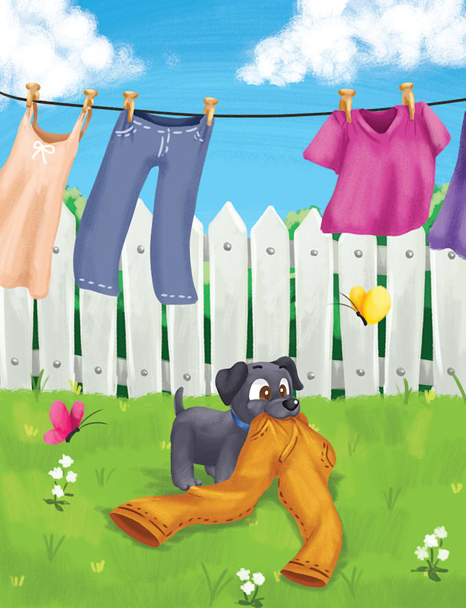 illustrate childrens book pages