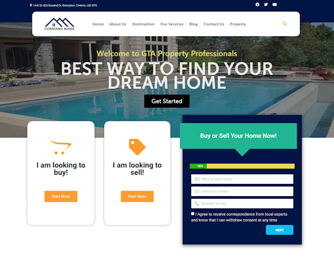 create and design responsive modern landing page and website in wordpress