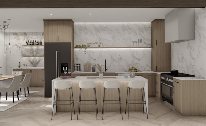 design and render your kitchens in 3d