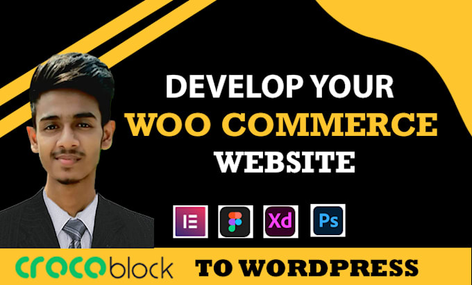 create ecommerce website using woocommerce with crocoblock and elementor pro