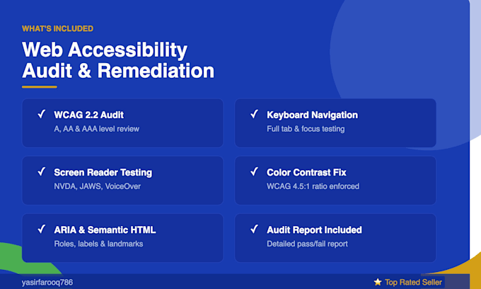 make your website wcag accessible