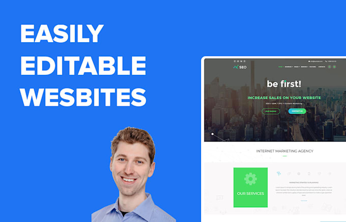 design a digital marketing agency wordpress website