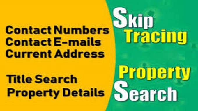 do skip tracing for real estate bussiness