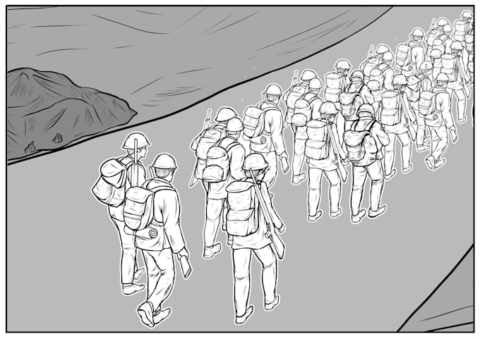 make a fine lineart from your sketch