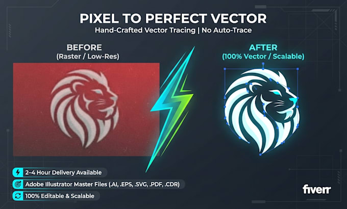 vectorize your logo or illustration