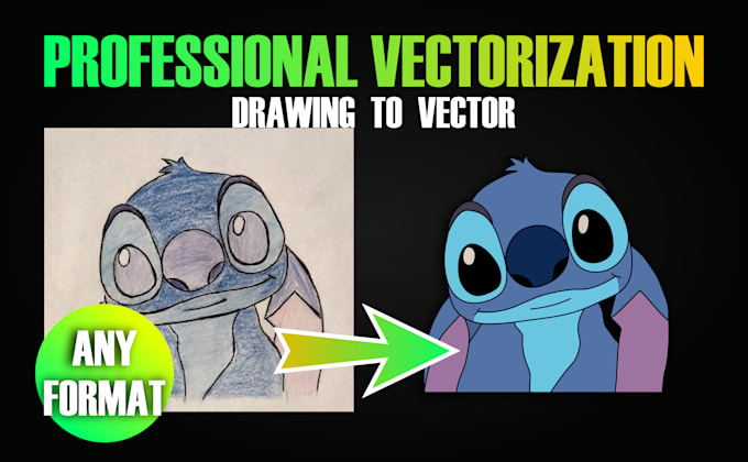 vector trace or convert to vector or upscale logo or image