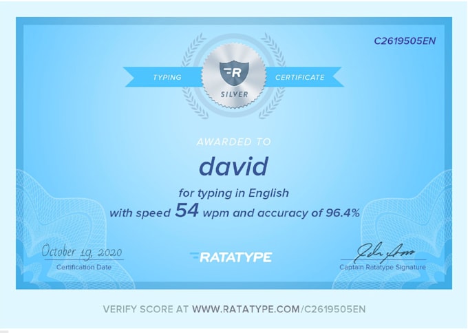 do accurate typing within a day