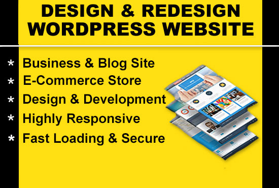 professionally redesign or revamp wordpress website
